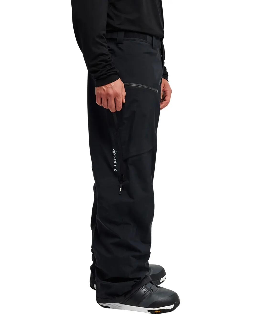 Pantalón técnico de snow HIGHLINE PRO 3L GORE-TEX® Negro Hombre 3/4