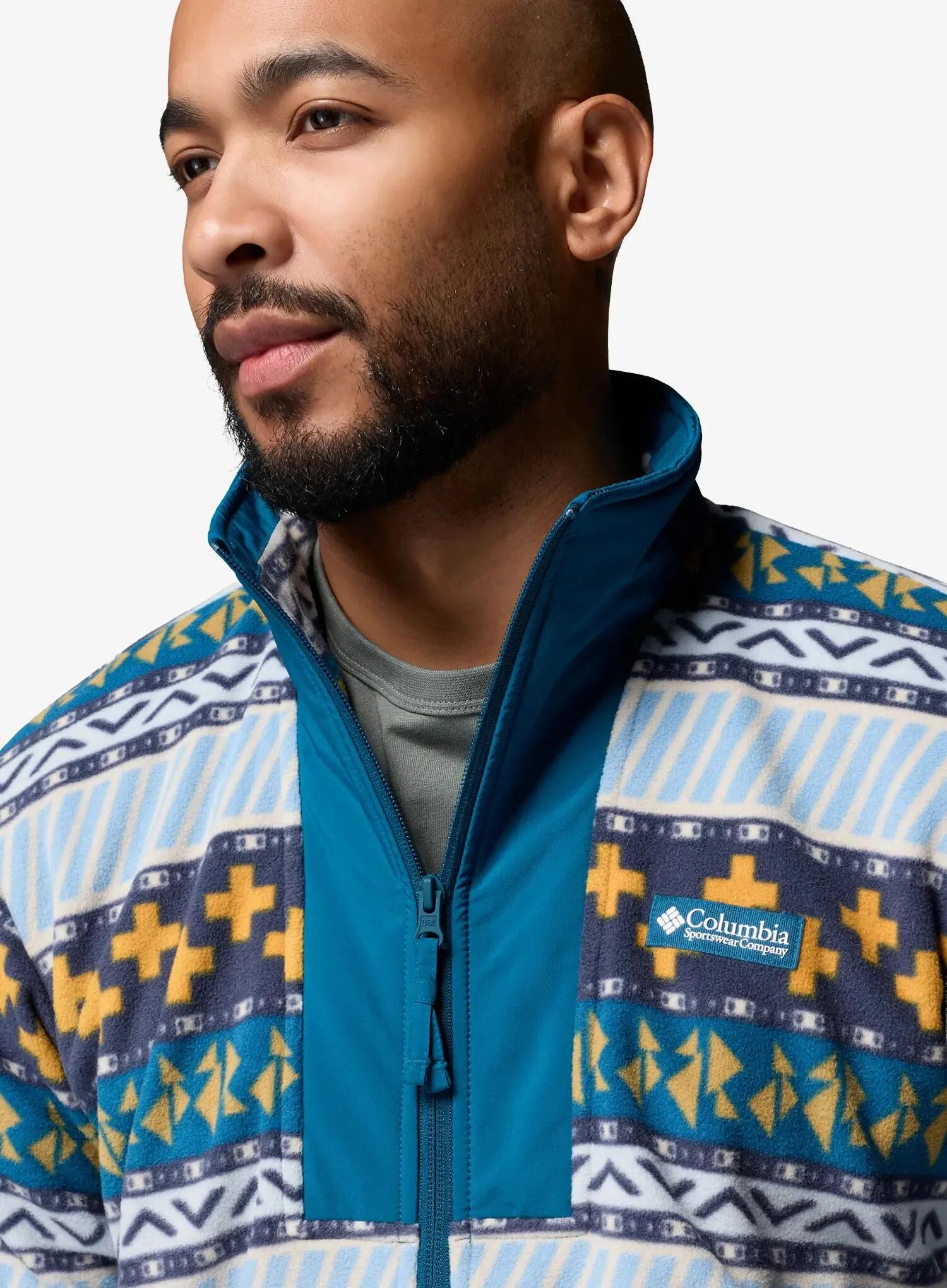 Polar Columbia Sequoia Grove II Full Zip Printed Fleece 5/7
