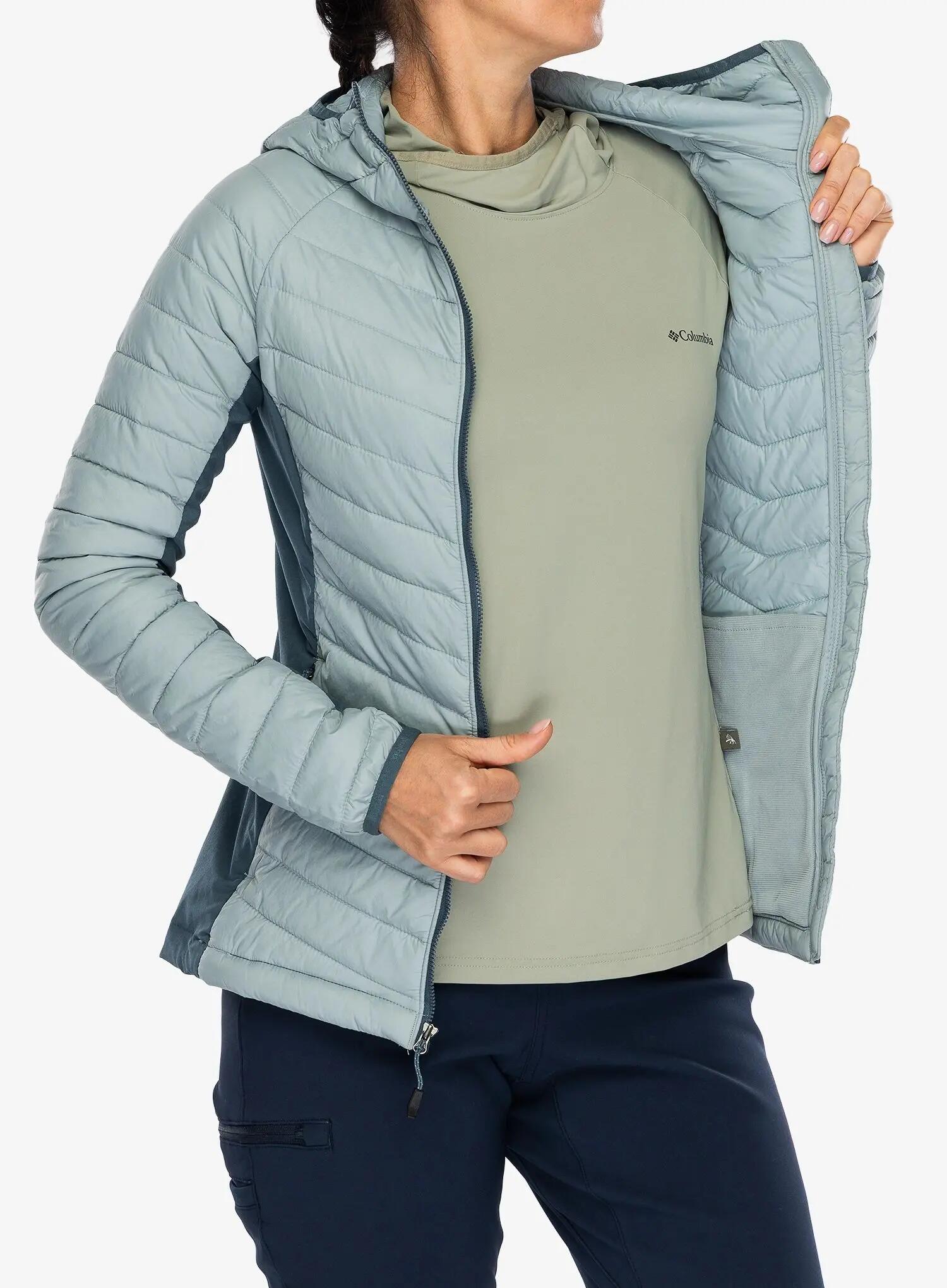 Kurtka damska Columbia Powder Pass II Hybrid Hooded Jacket 5/7