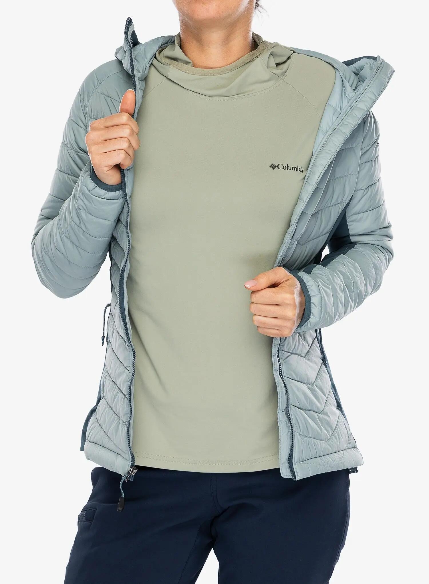 Kurtka damska Columbia Powder Pass II Hybrid Hooded Jacket 4/7