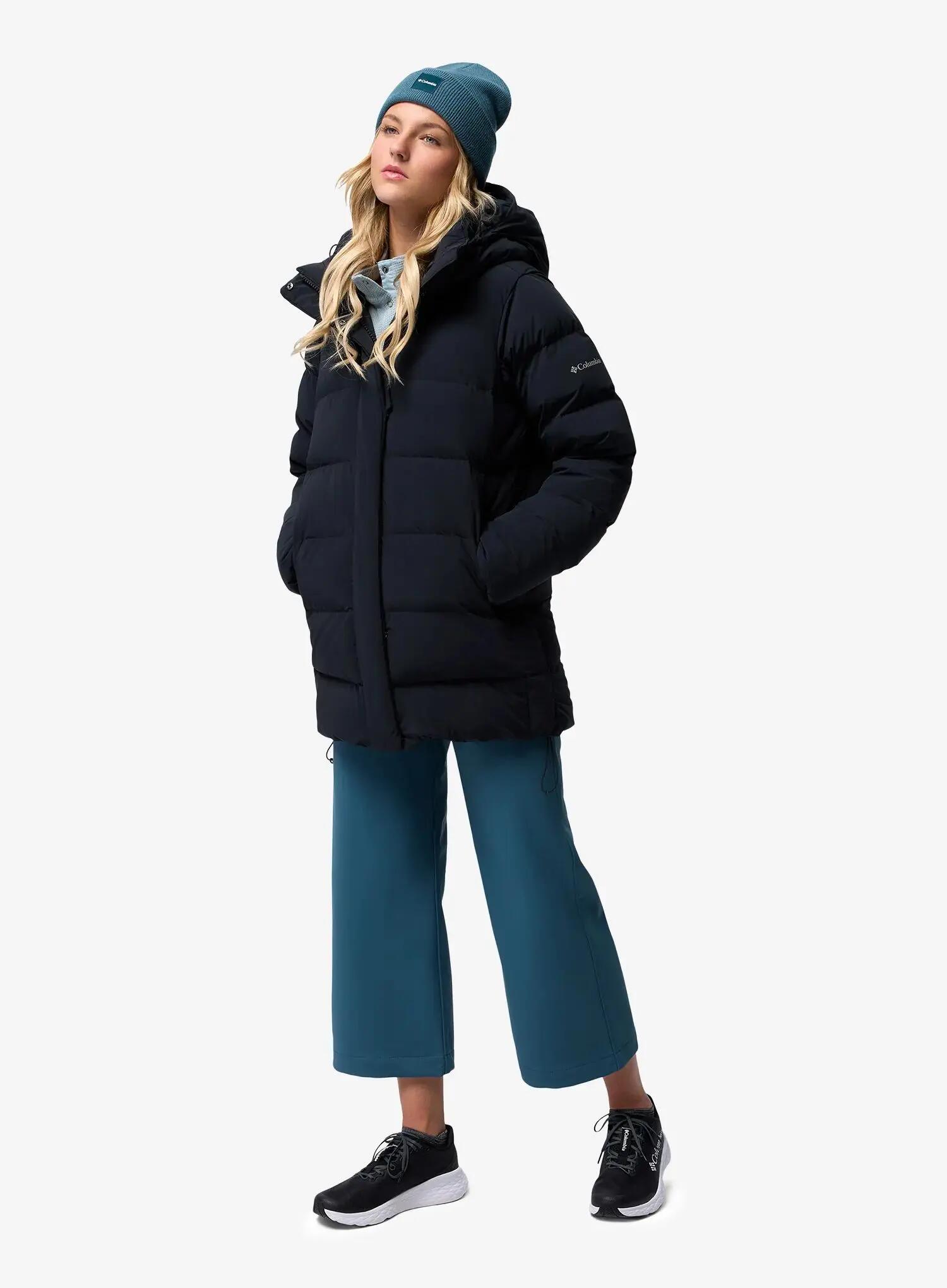Kurtka puchowa damska Columbia Amaze Puff Mid Hooded Jacket 2/7