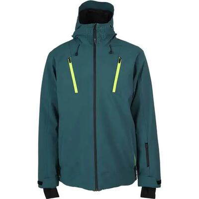 Jas - alpine - heren - morrow - waterdicht, afneembare capuchon - groen