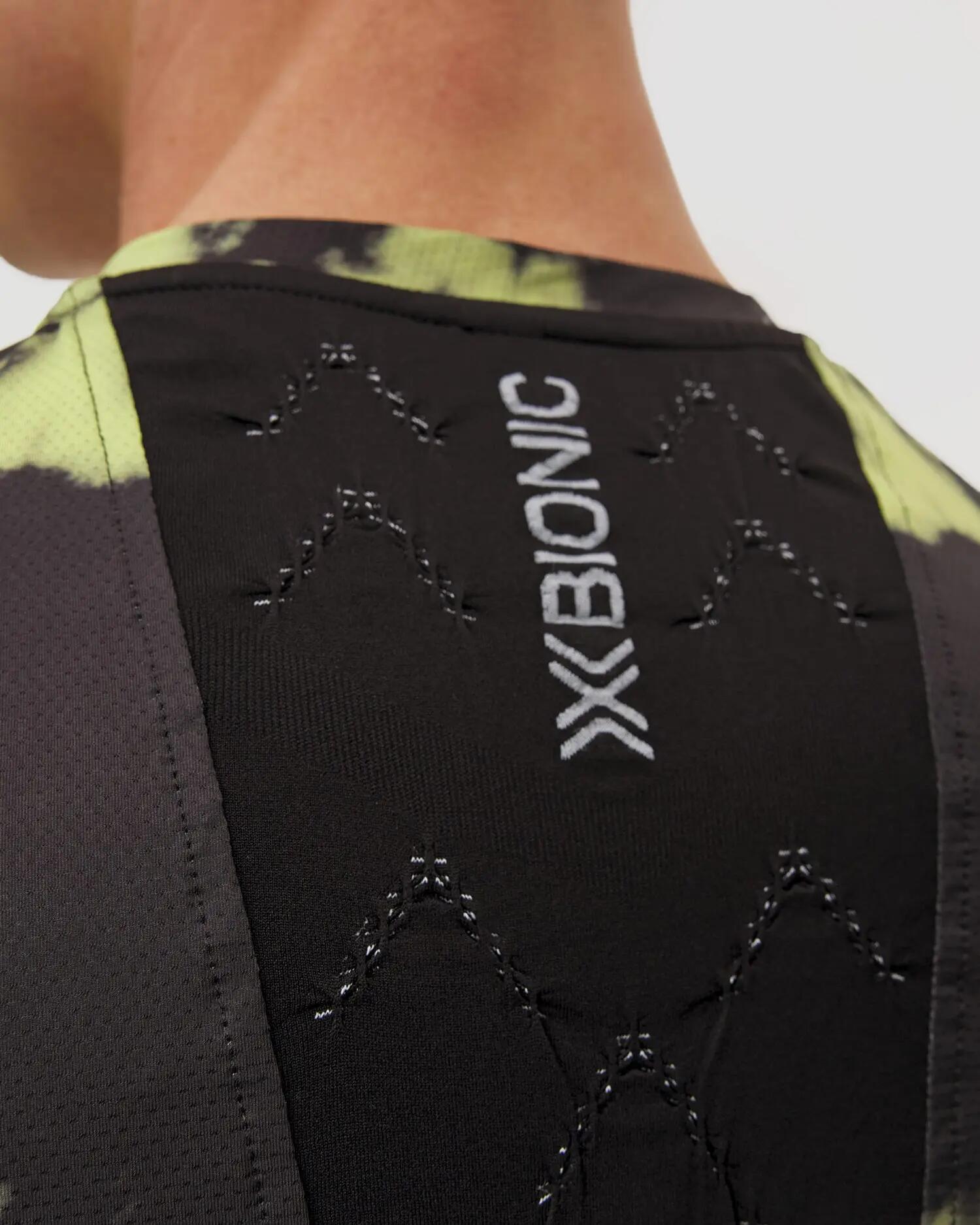 Koszulka męska X-Bionic Corefusion Run Shirt Ss Tie Dye Electric Energy Y015 5/6