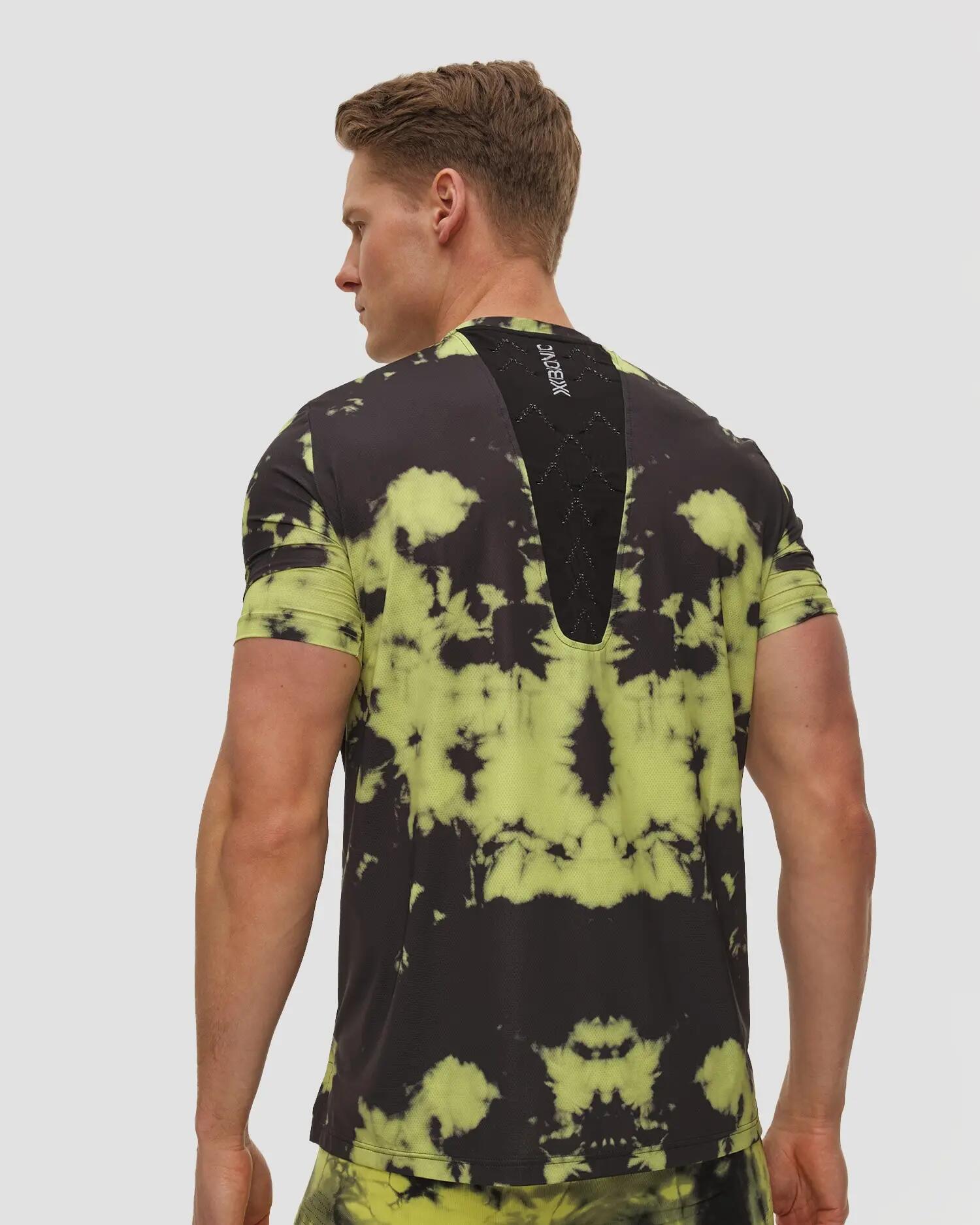 Koszulka męska X-Bionic Corefusion Run Shirt Ss Tie Dye Electric Energy Y015 3/6