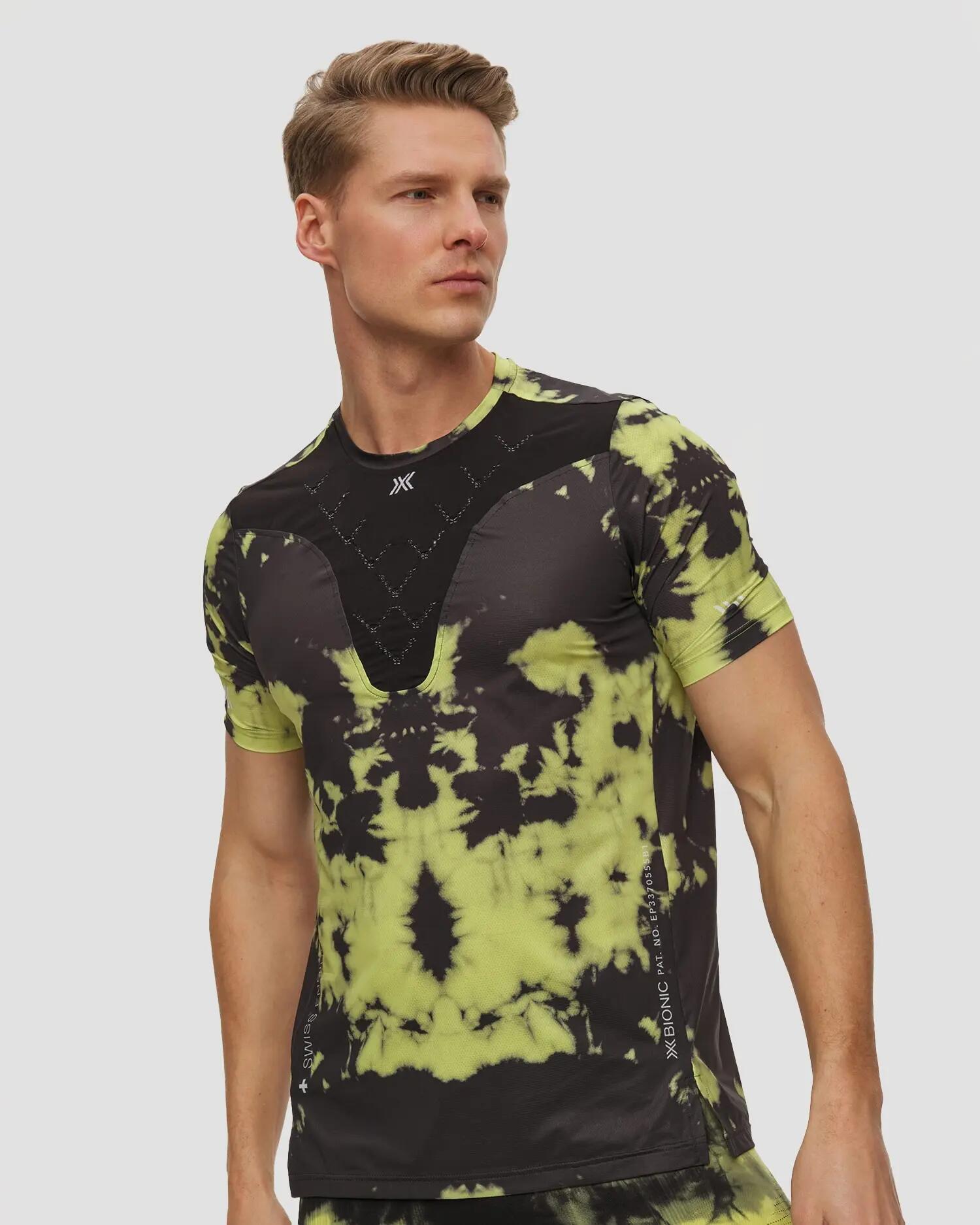 Koszulka męska X-Bionic Corefusion Run Shirt Ss Tie Dye Electric Energy Y015 2/6