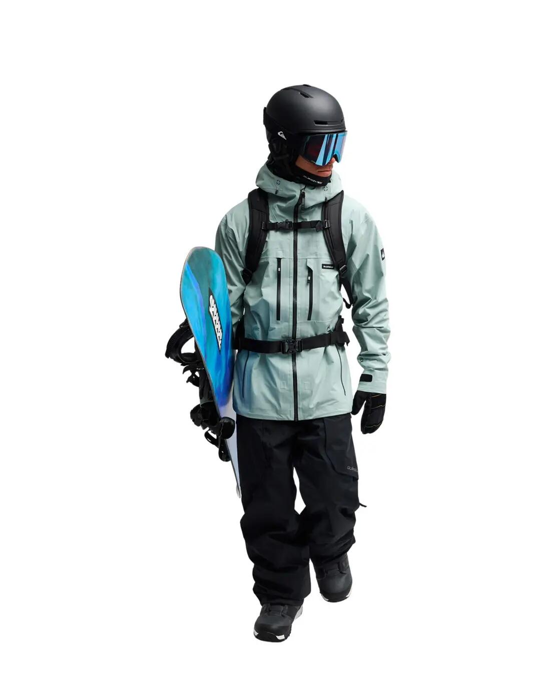 Technisch Snowjack HIGHLINE PRO 3L GORE-TEX® Grün Heren 3/4
