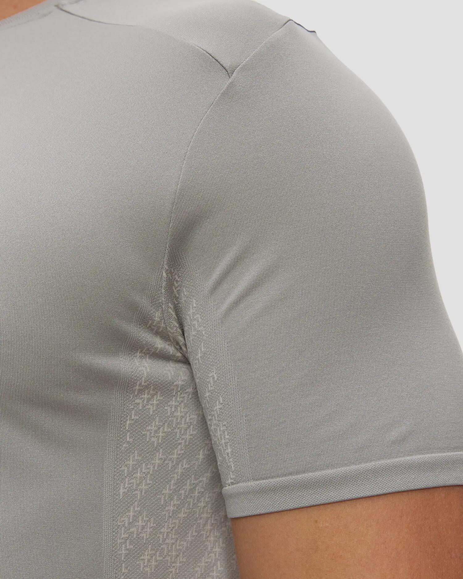 Koszulka męska X-Bionic Xceed Run Discover Shirt Seal Grey X003 4/4