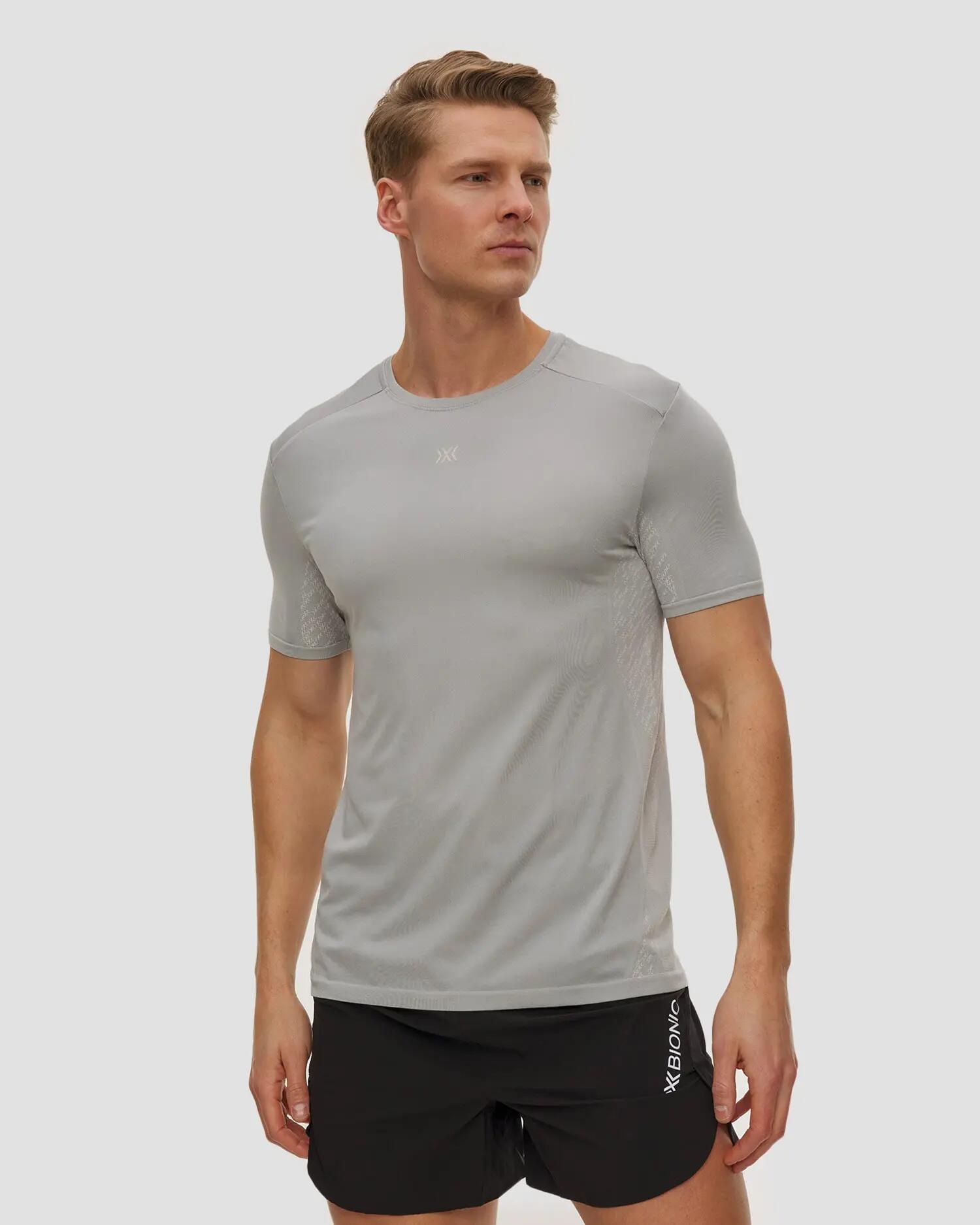 Koszulka męska X-Bionic Xceed Run Discover Shirt Seal Grey X003 2/4