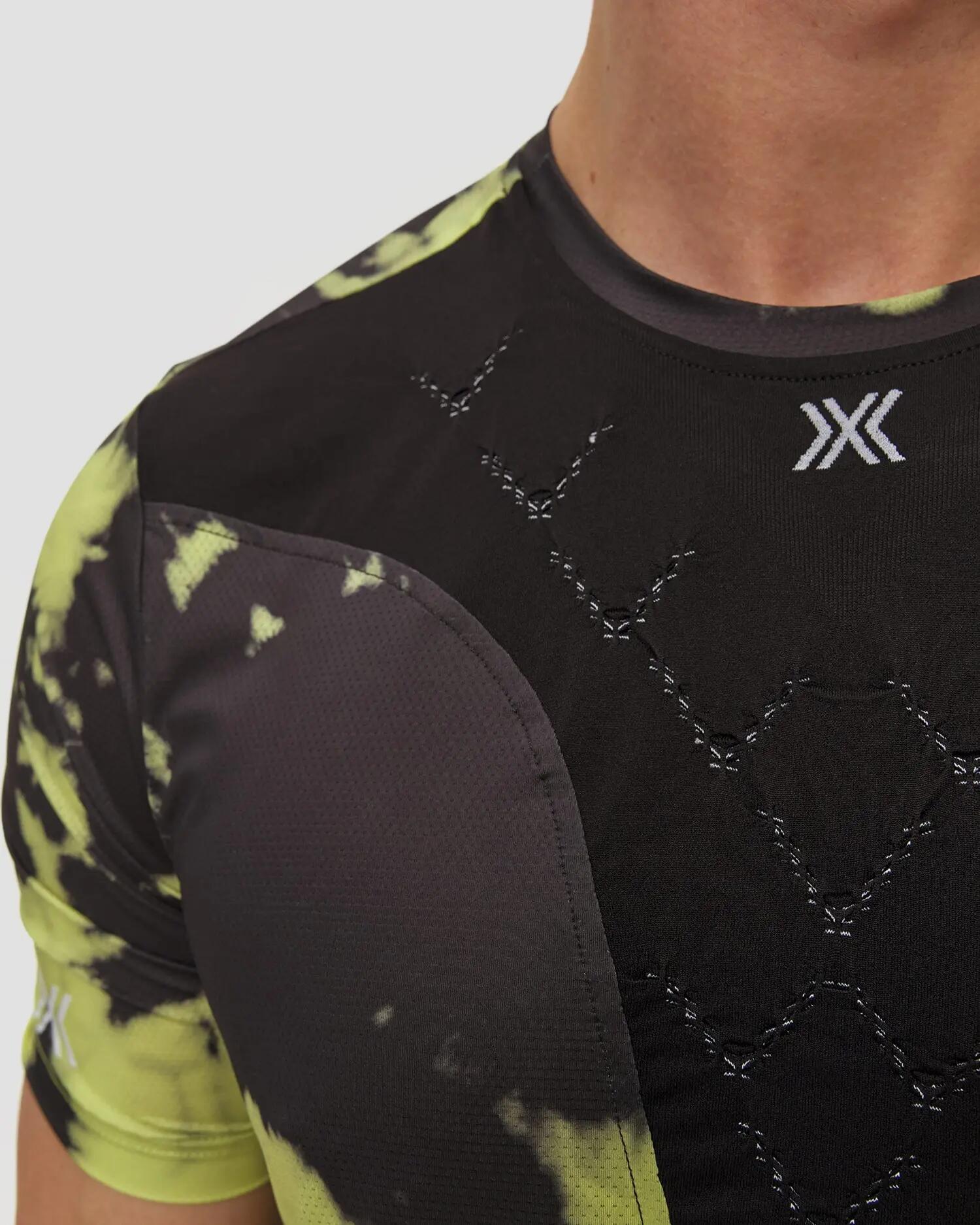 Koszulka męska X-Bionic Corefusion Run Shirt Ss Tie Dye Electric Energy Y015 6/6