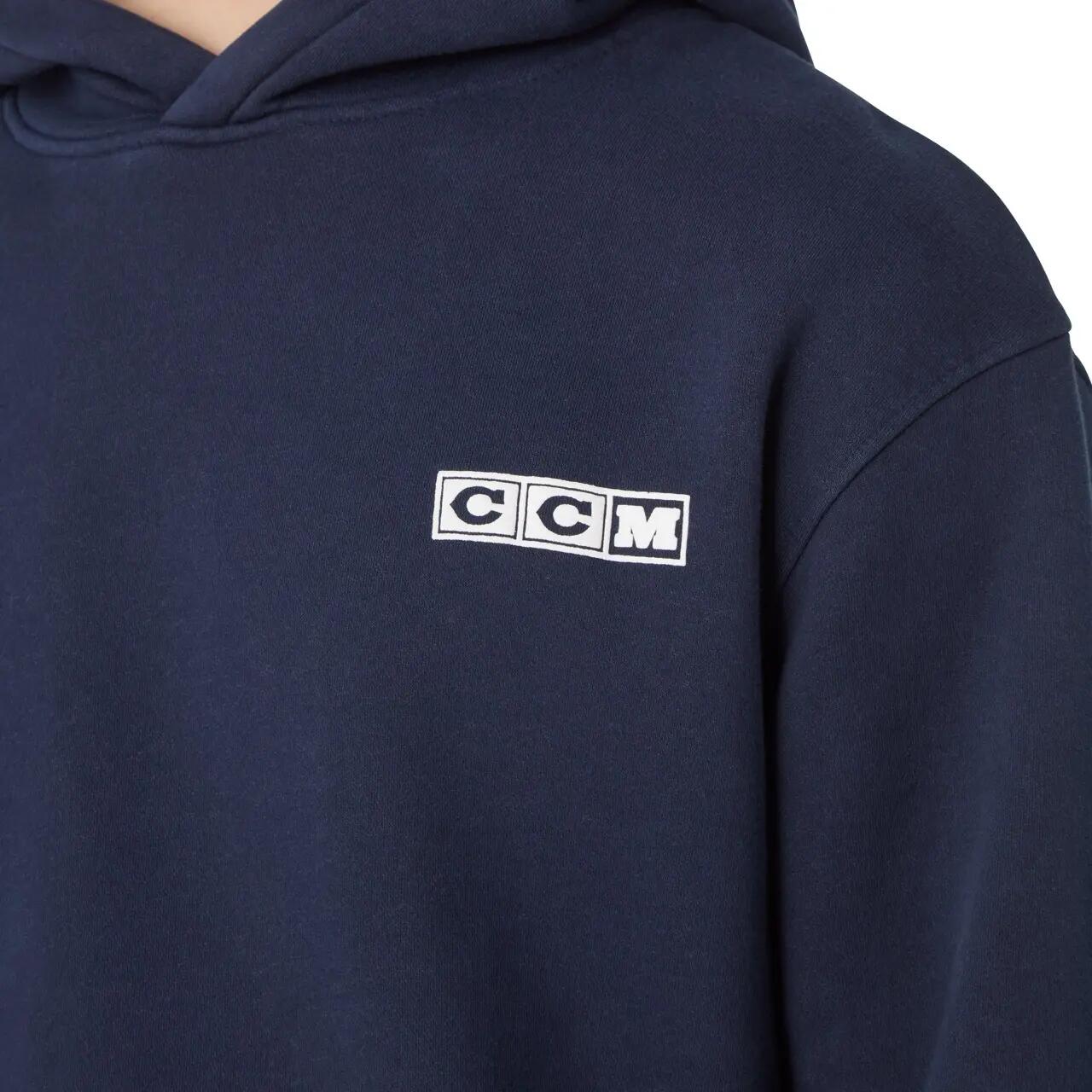 CCM FW1 Hoodie Classic Dunkelblau L Erwachsene 3/6