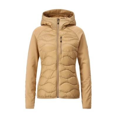 Jas - sportswear - dames - licht isolerend - cashmere beige