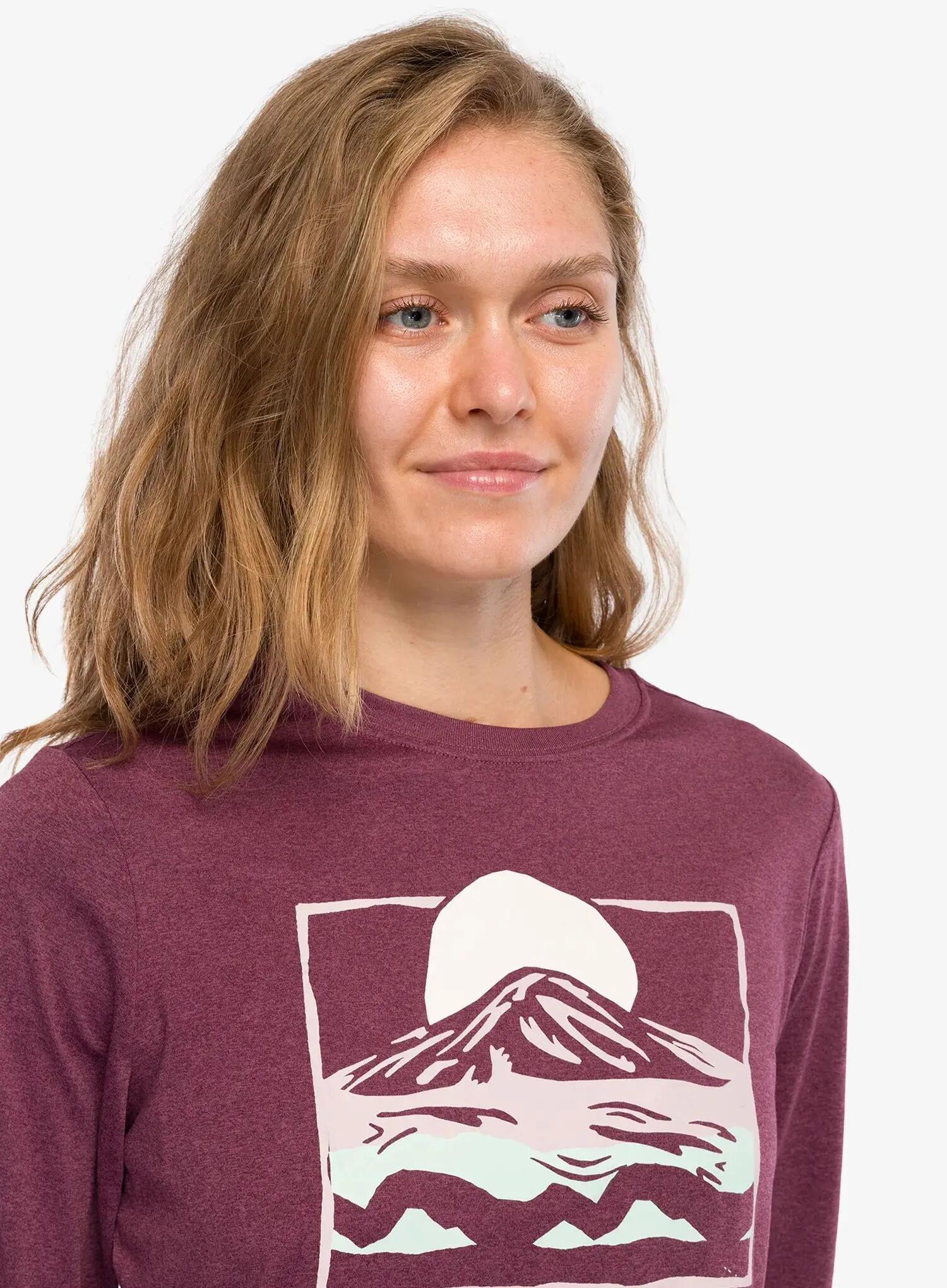 Bluza damska bez kaptura Columbia Parsons Point Long Sleeve Graphic Tee 3/7