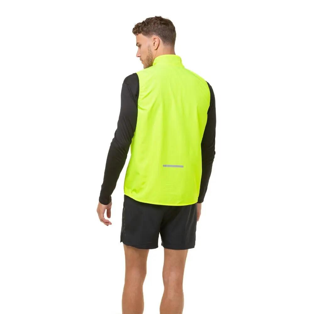 Gilet - Running - Homme - isolant léger - Core - jaune fluo/noir 4/4
