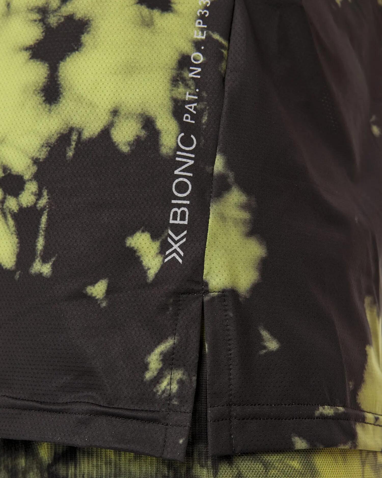 Koszulka bez rękawów unisex X-Bionic Corefusion Run Tank Tie Dye Electric Energy 5/6