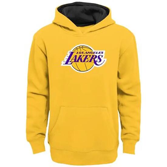NBA Outerstuff Prime LOS Angeles Lakers giallo felpa pullover con cappuccio
