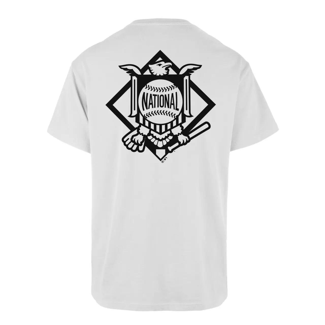 '47 SS26 '47 Los Angeles Dodgers Backer Echo T-Shirt Branca adulto 2/2