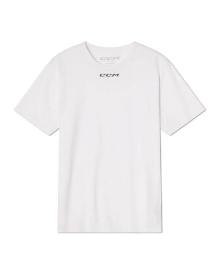CCM TEA Tee blanc S T-shirt et haut à manches longues pour adulte
