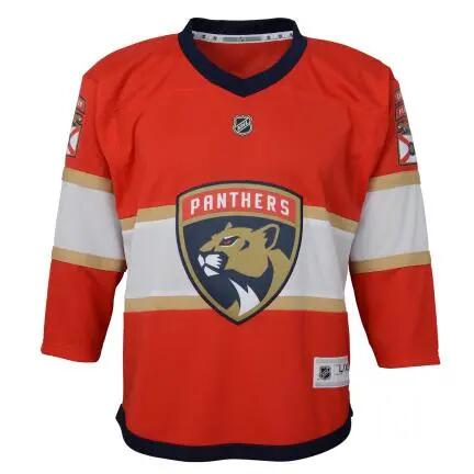 OUTERSTUFF OS Florida Panthers Replica HOME\/TEAM Color Jersey Junior S\/M Red