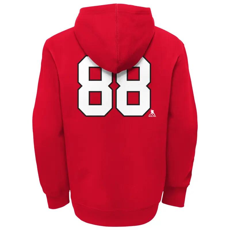 OUTERSTUFF N&N Junior sudadera con capucha, Chicago Kane, roja para niños 2/3