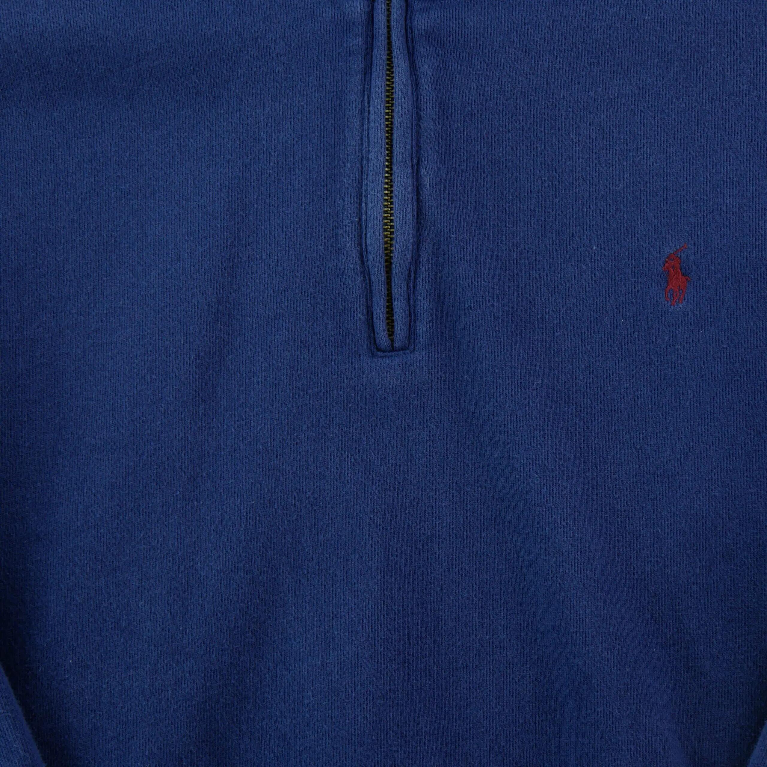Second life - Bluza męska Quart-zip Y2K marine - Stan bardzo dobry 4/7