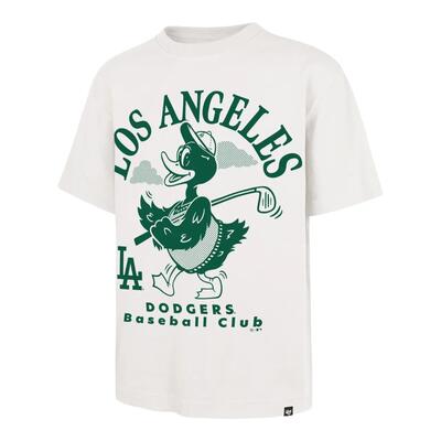 '47 los angeles dodgers strollin foundation t-shirt beige