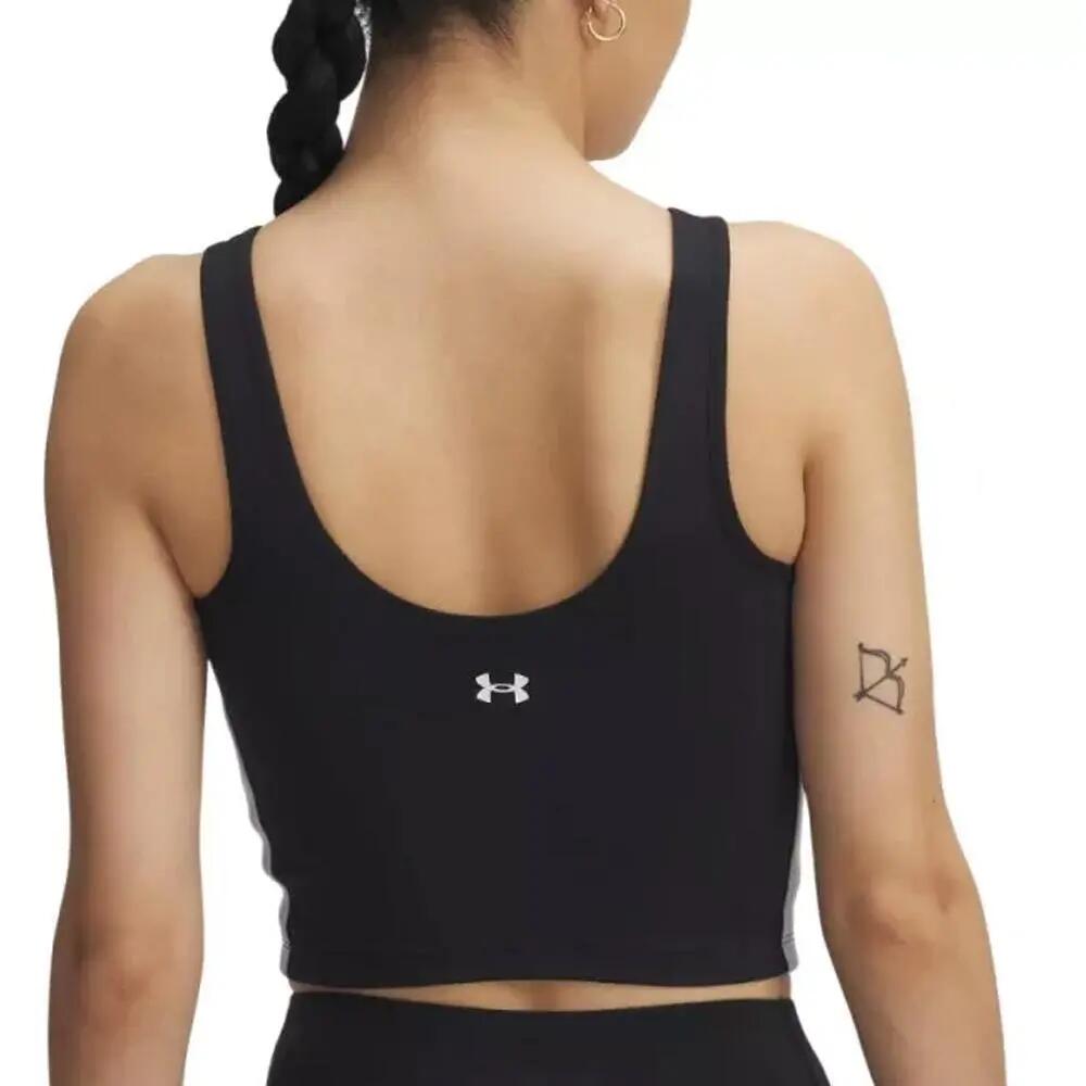 Top Deportivo Negro Mujer Under Armour Motion Tape 3/3