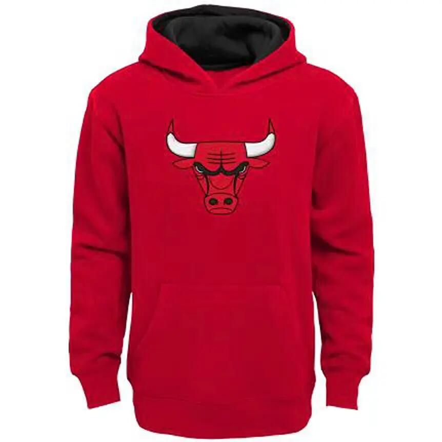 OUTERSTUFF NBA Prime Pullover Hoodie Chicago Bulls BL146 Red kids