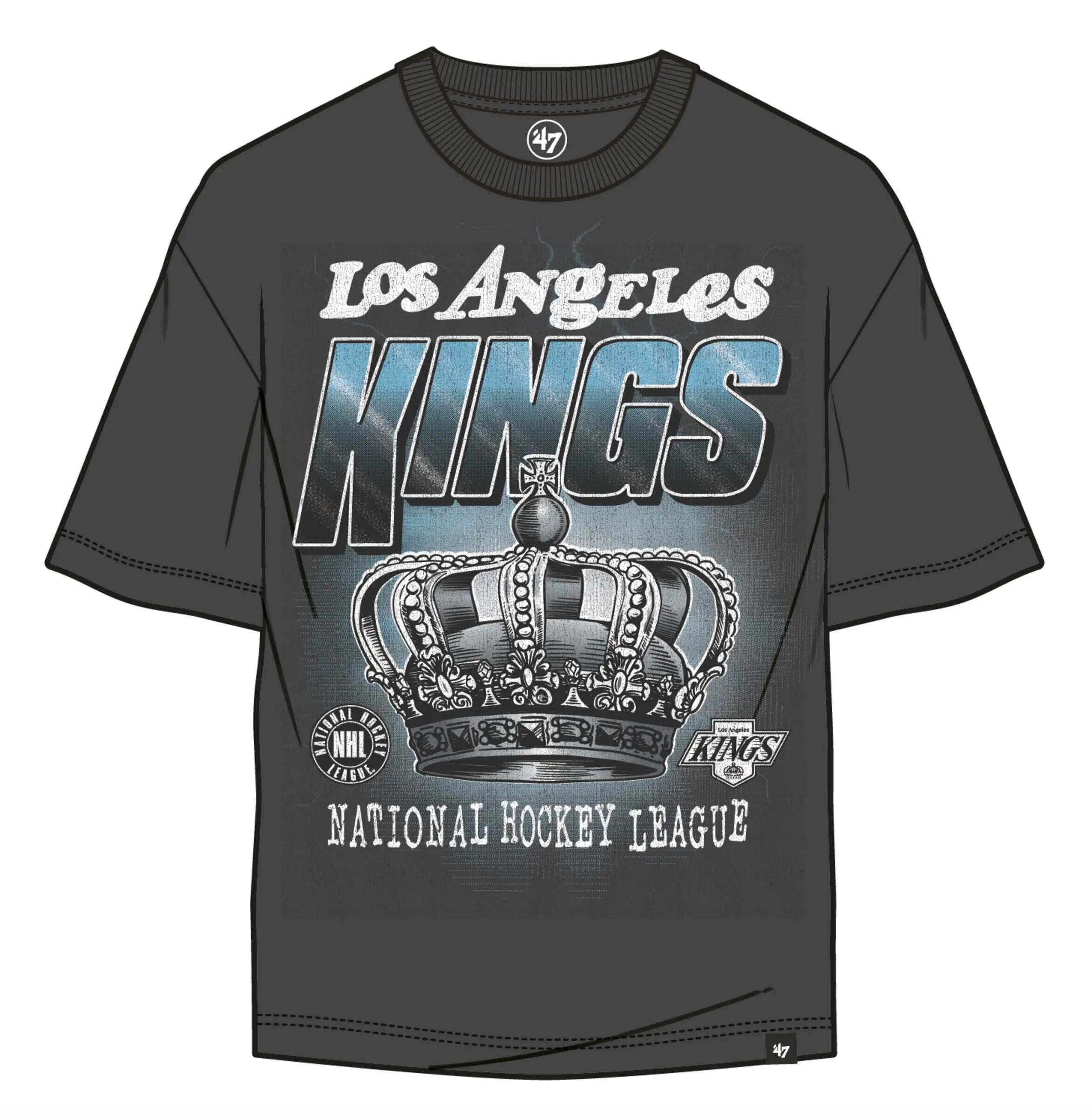 '47 NHL-Graphic 47 Dropo Schulter-T-Shirt-LA KIngs-CARBONITE-M 2/2