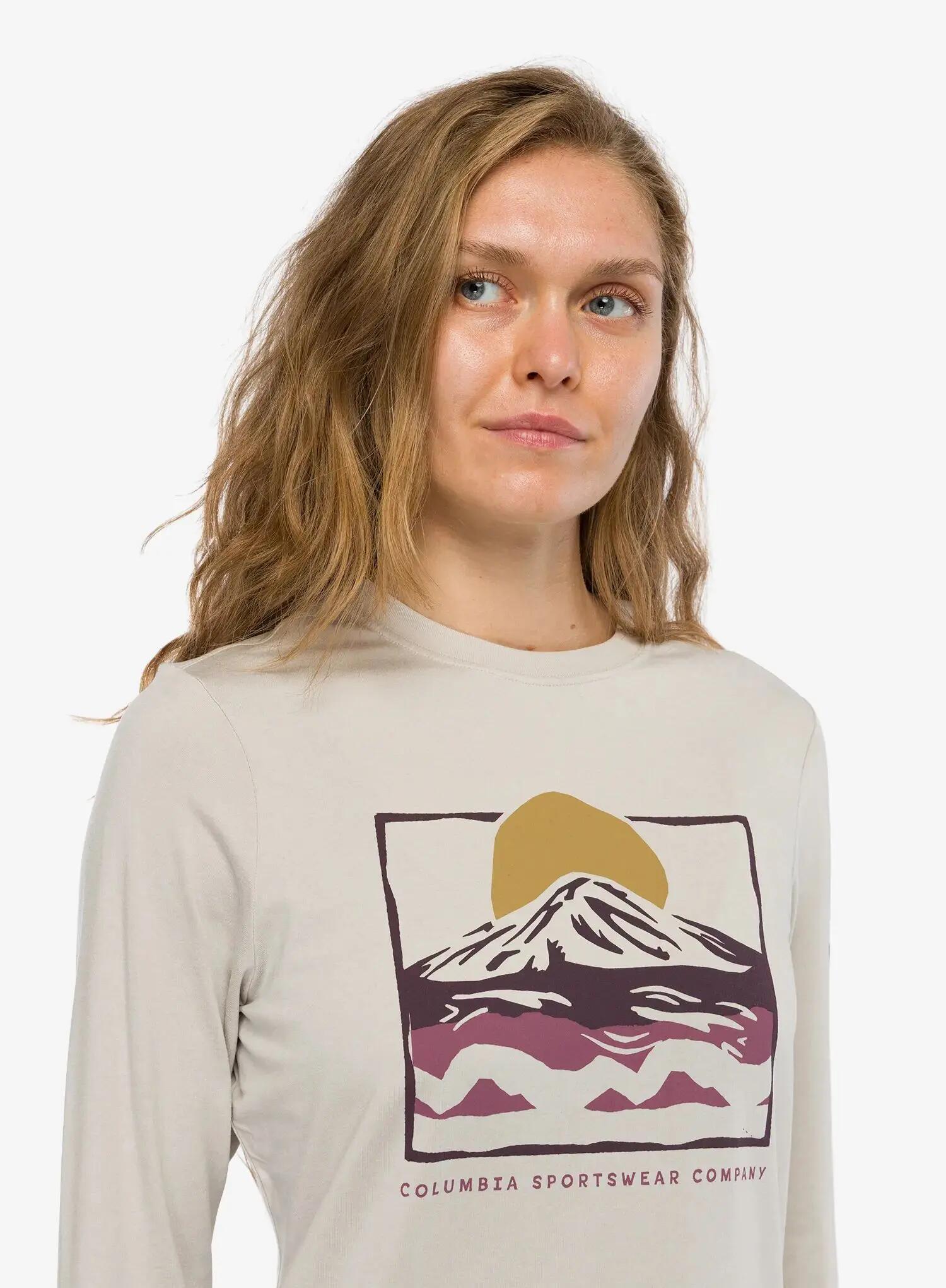 Bluza damska bez kaptura Columbia Parsons Point Long Sleeve Graphic Tee 4/7