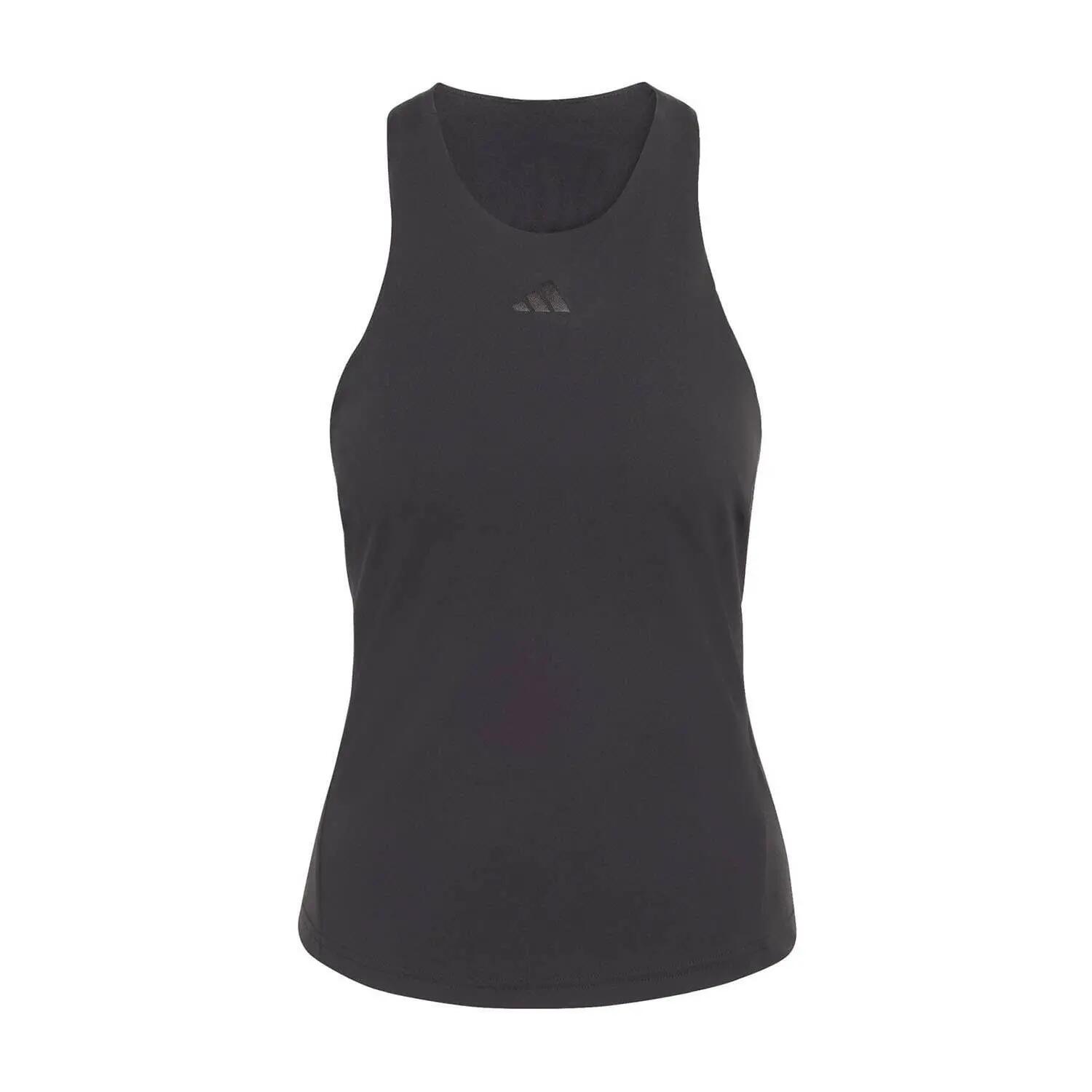 Camiseta - Tennis - Mujer - Ajustada, Y-back - Y-Tank - Negro 4/4