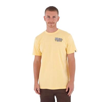 T-shirt - sportswear - heren - pentaloco ss - grafisch - geel