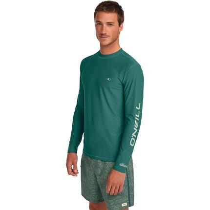 Herren - ski - uv-shirt - langarm, uv50+, athletische passform - dunkelgrün
