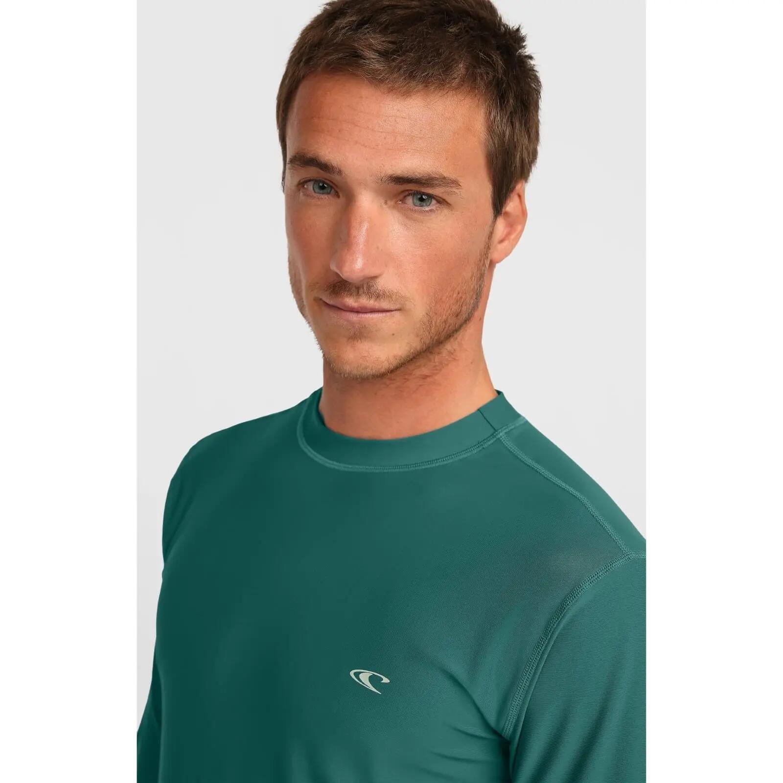 Herren - Wassersport - Rashguard lange Ärmel - UV 50+ - skins - dunkelgrün 4/4