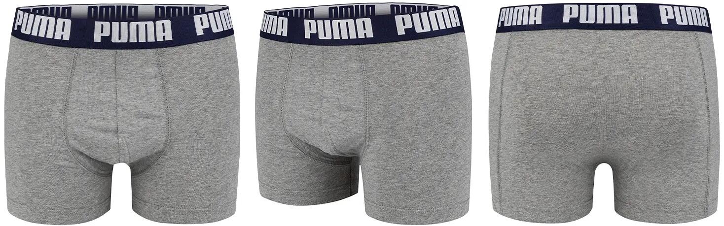 Męskie bokserki majtki bawełniane 2PAK 2 PARY PUMA BASIC BOXER 2P 906823-35 9/9