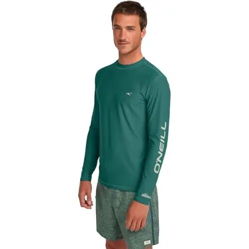Herren - Wassersport - Rashguard lange Ärmel - UV 50+ - skins - dunkelgrün 2/4