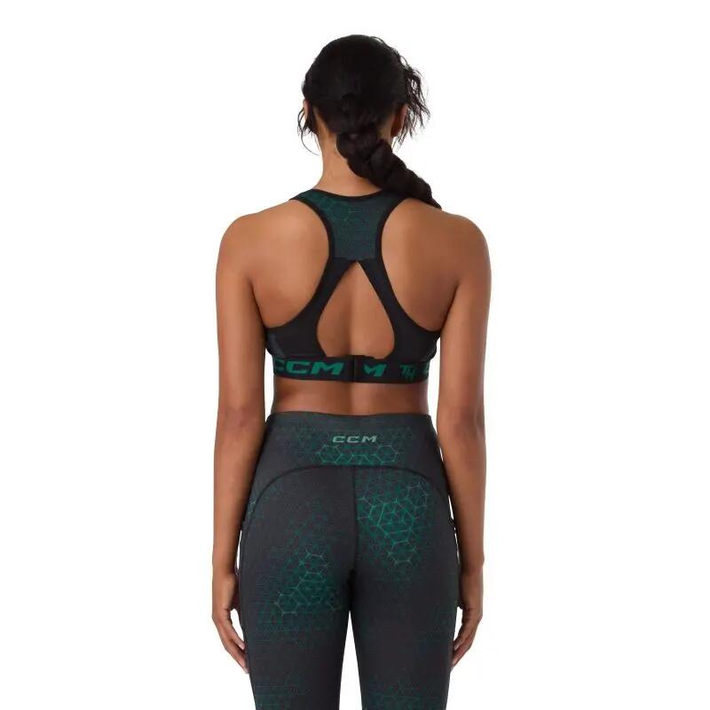 CCM TRB Tee Verde oscuro/Negro camiseta y camiseta de manga larga para mujer 5/7