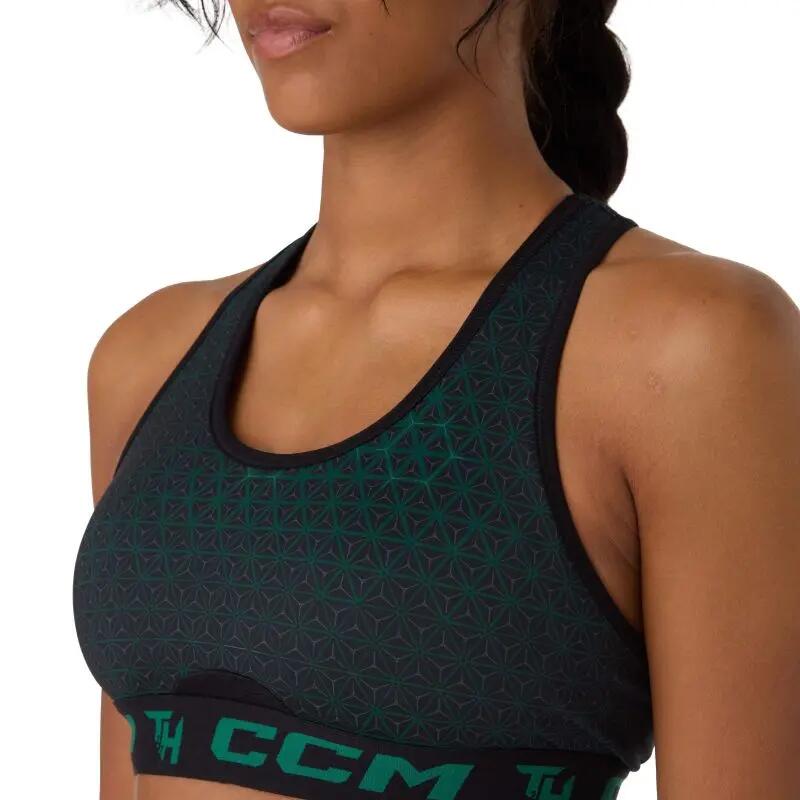 CCM TRB Tee Verde oscuro/Negro camiseta y camiseta de manga larga para mujer 4/7