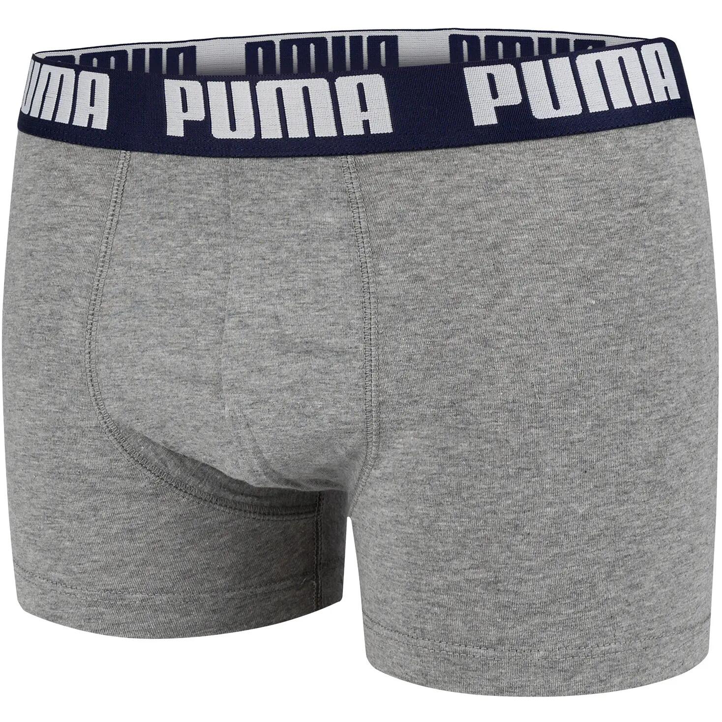 Męskie bokserki majtki bawełniane 2PAK 2 PARY PUMA BASIC BOXER 2P 906823-35 6/9
