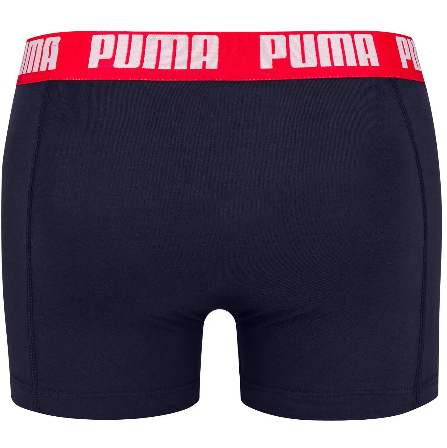 Męskie bokserki majtki bawełniane 2PAK 2 PARY PUMA BASIC BOXER 2P 906823-35 5/9