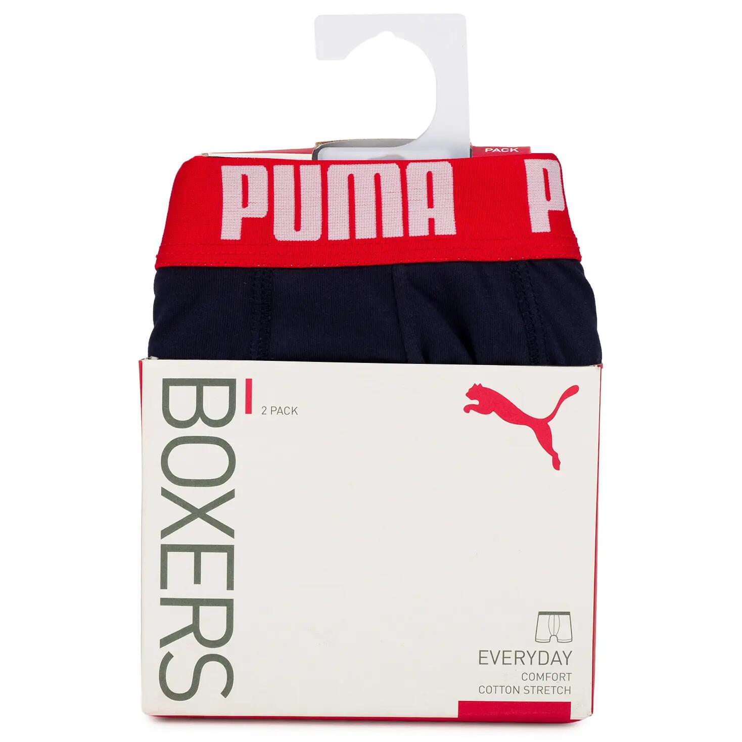 Męskie bokserki majtki bawełniane 2PAK 2 PARY PUMA BASIC BOXER 2P 906823-35 3/9