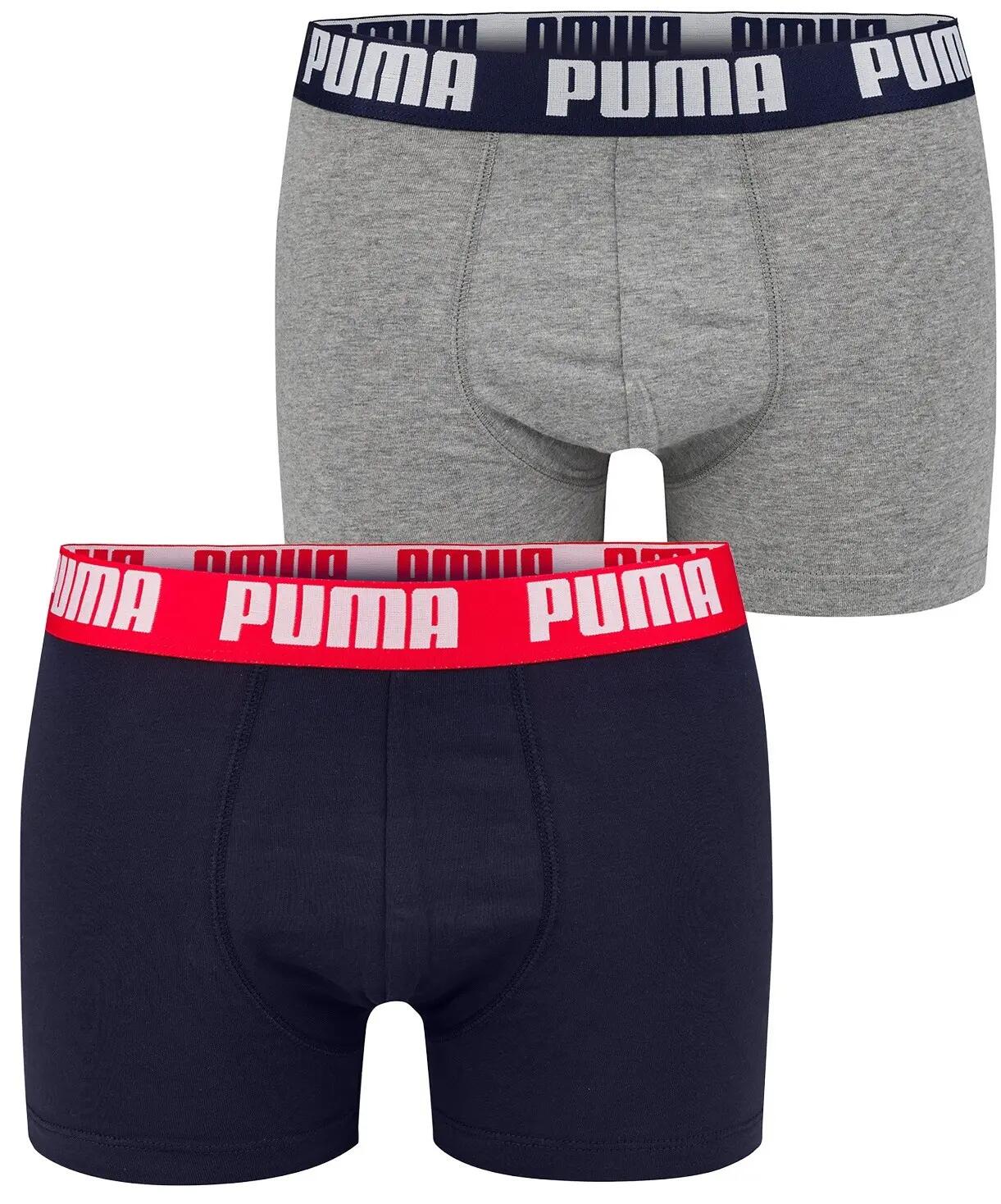 Męskie bokserki majtki bawełniane 2PAK 2 PARY PUMA BASIC BOXER 2P 906823-35 2/9