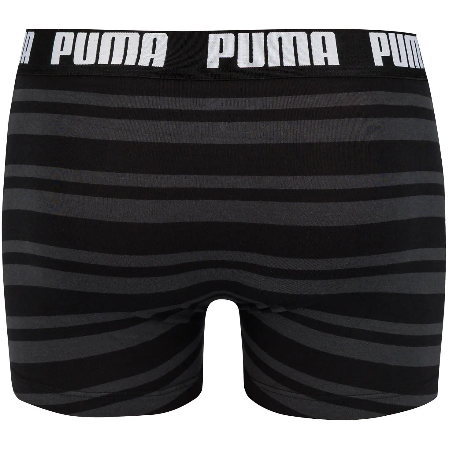 Męskie bokserki majtki bawełniane 2PAK 2 PARY PUMA BASIC BOXER 2P 7/9