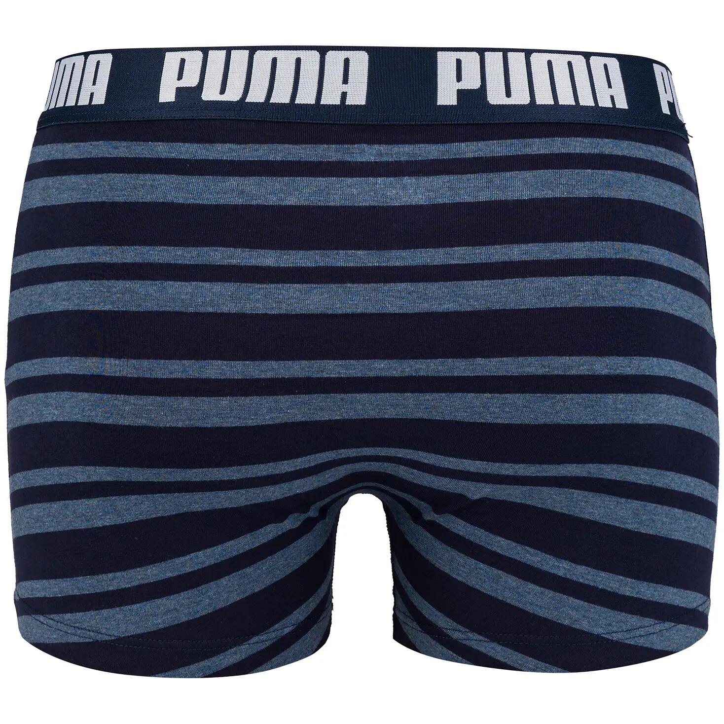 Męskie bokserki majtki bawełniane 2PAK 2 PARY PUMA BASIC BOXER 2P 5/9
