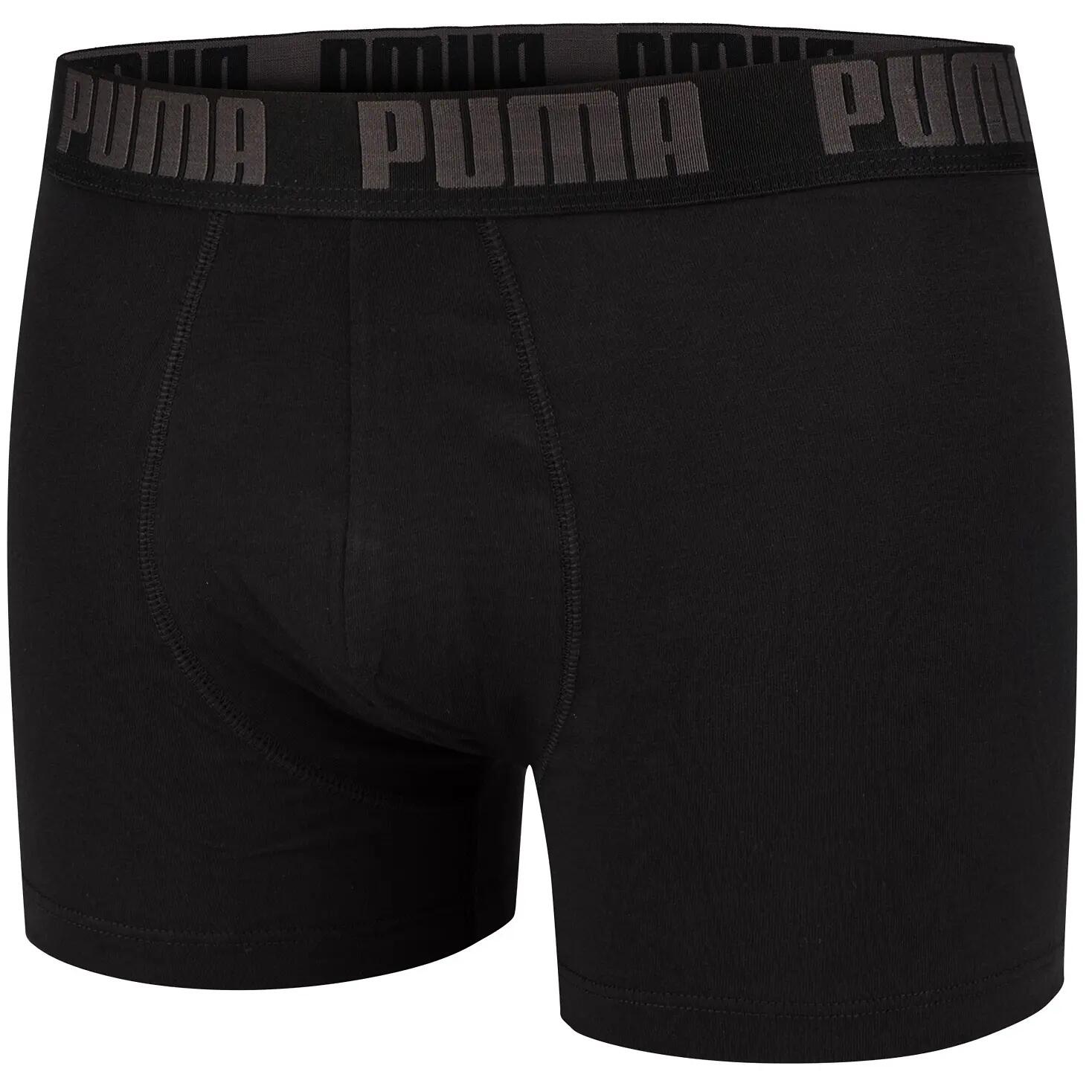 Męskie bokserki majtki bawełniane 2PAK 2 PARY PUMA BASIC BOXER 2P 4/9