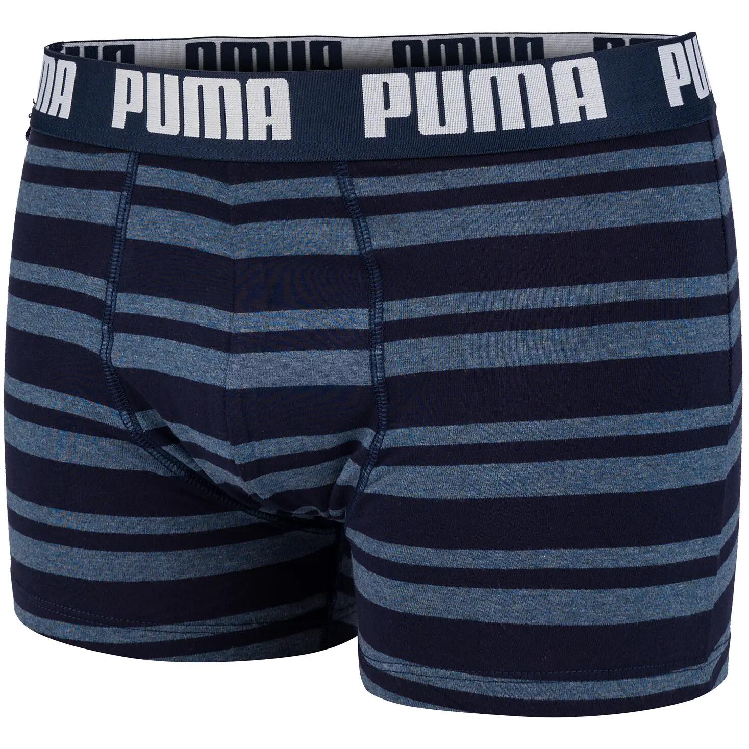Męskie bokserki majtki bawełniane 2PAK 2 PARY PUMA BASIC BOXER 2P 4/9