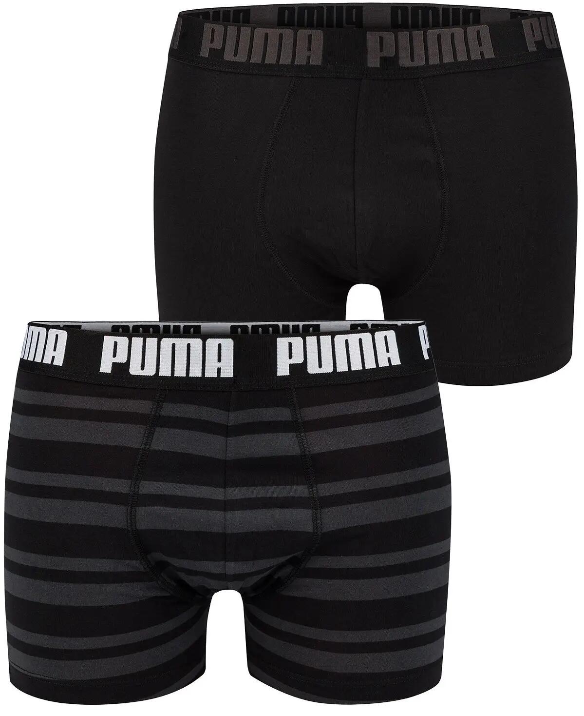 Męskie bokserki majtki bawełniane 2PAK 2 PARY PUMA BASIC BOXER 2P 2/9