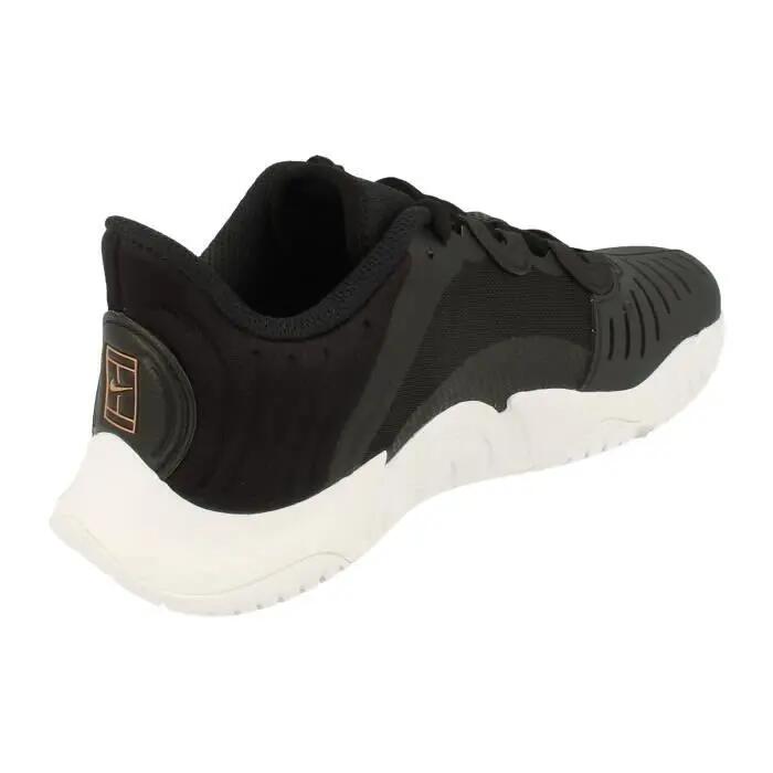 Damen - tennis - schuhe - air zoom gp turbo hc - schwarz 3/4