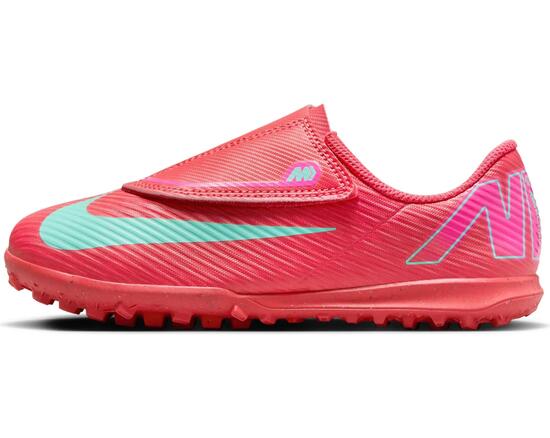 Schoenen - Voetbal - Kids - Vapor 16 Club - Grip en balcontrole - groen/cyan
