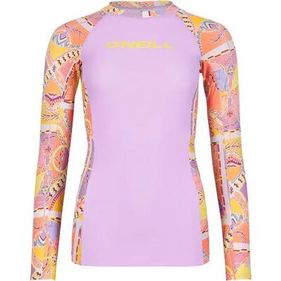 Top uv - ski - dames - longsleeve, lichtgewicht - oneill wt - geel