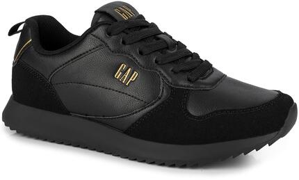 Damskie buty sneakersy sportowe ekoskóra czarne GAP NASHVILLE BASIC